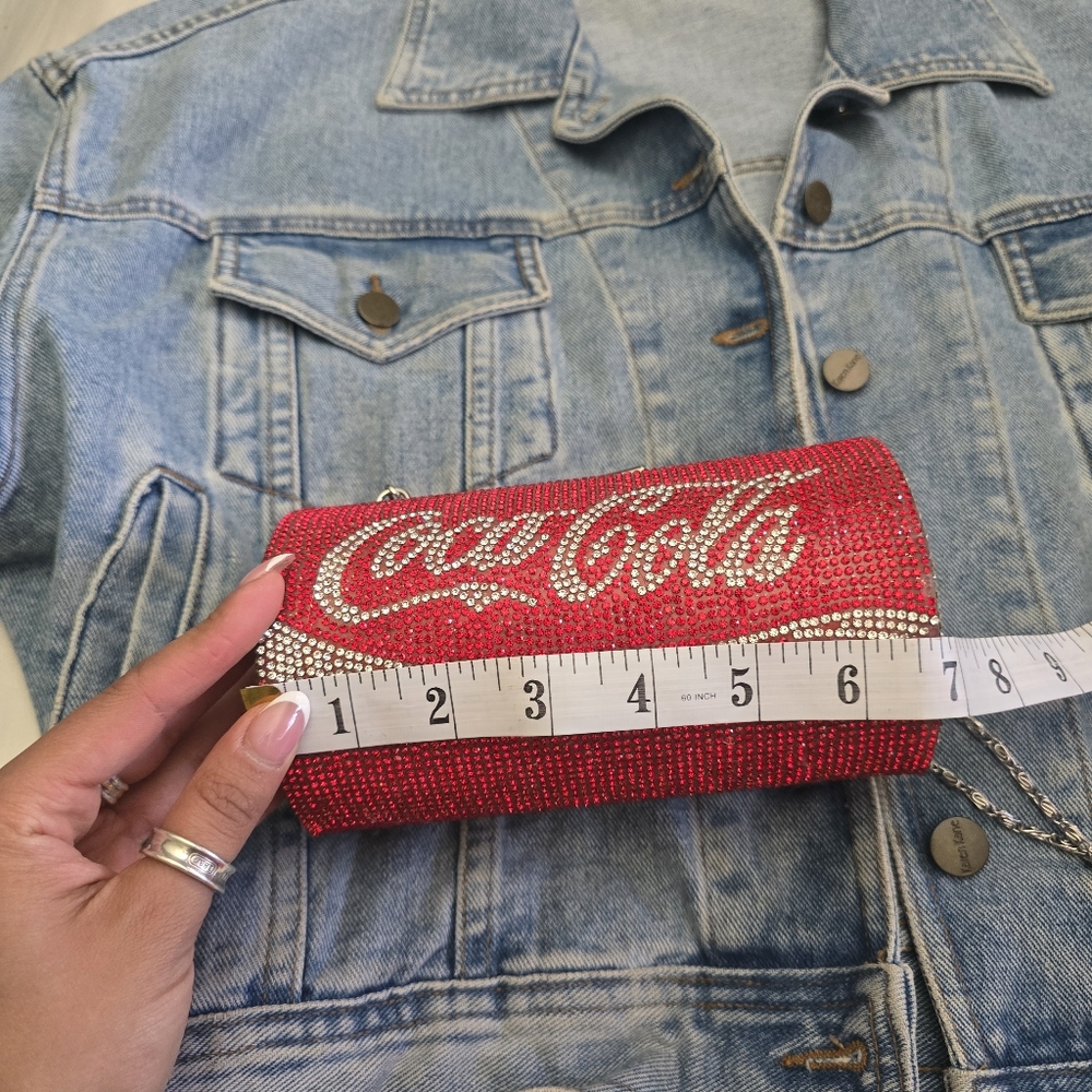 Coca Cola Rhinestone Bag - RARE - Picture 11 of 12